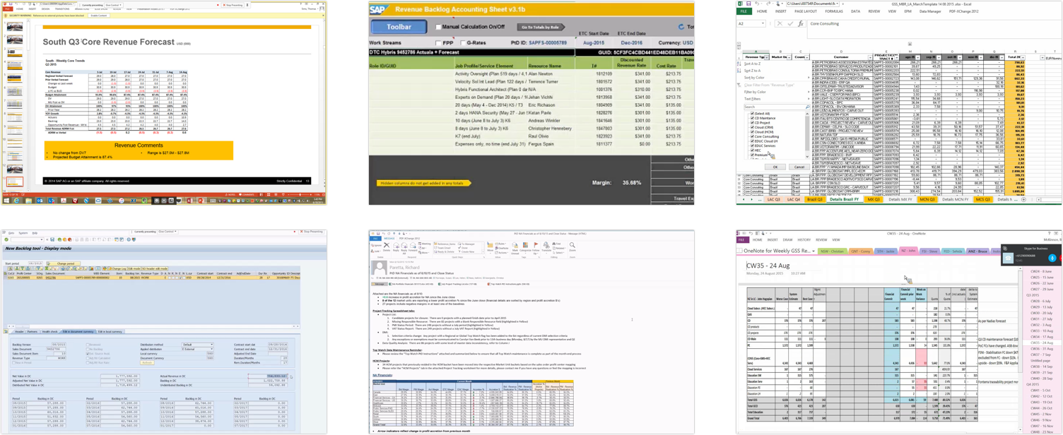 screenshot of reports
