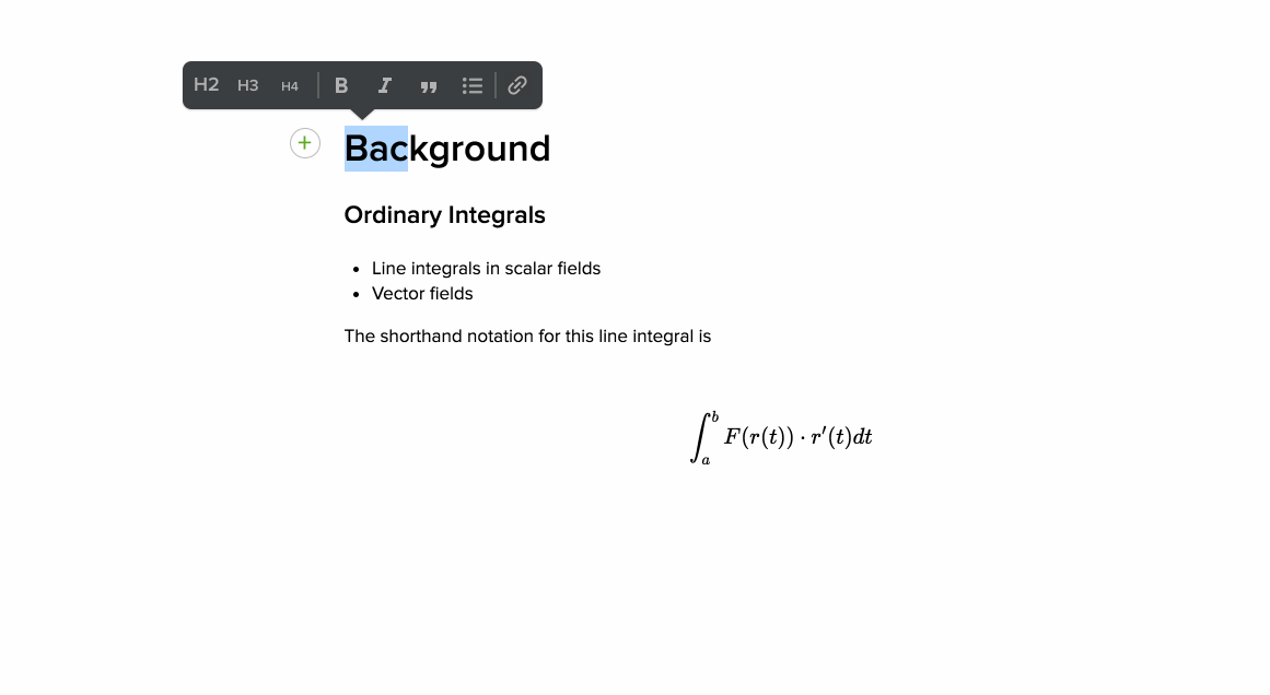 KA content editor WYSIWYG exploration